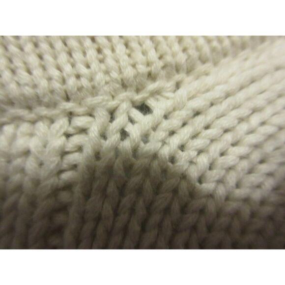 Vtg Polo Jeans Mens Large Ralph Lauren Cream Off White Cable Knit Sweater Y2K 90 - Picture 9 of 10
